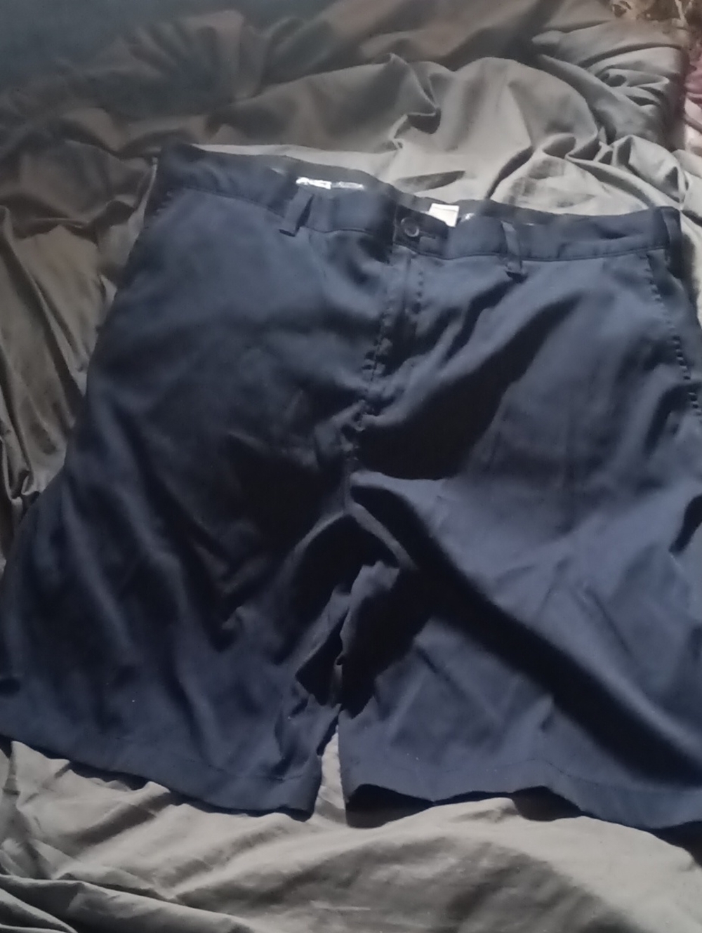Men's Flat-Front Navy Shorts - Classic Everyday Style